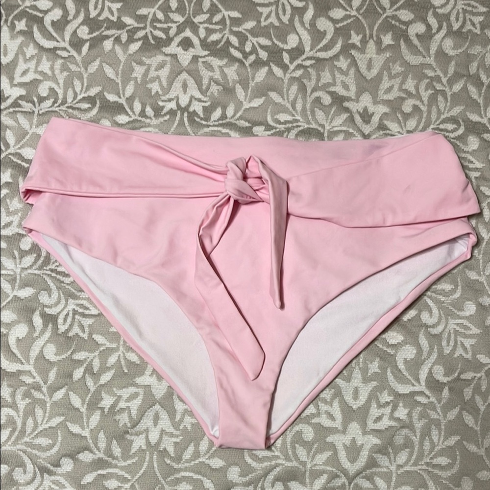 Pink High-Waisted Bikini Bottoms size XL